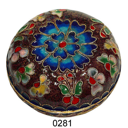 Döschen L 0281 braun - zum Schließen ins Bild klicken